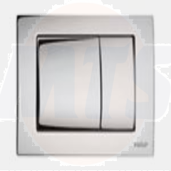 Valsir Concealed Toilet Cistern Flush Push Buttons METAL245x165 Pneumatic Concealed Toilet Flush Cisterns