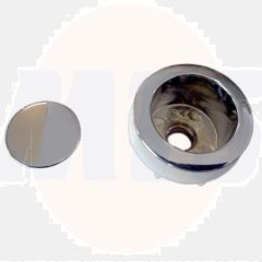 VALSIR Chrome plated push-button kit: total flow Valsir  VS0802549.