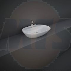 RAK Variant Oval Counter Top Wash Bsn 60Cm 1Th VARCT36001AWHA Bathroomsuites