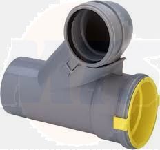 Viega closet drain tee with cornering 100x90x100 mm 284497