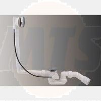 Viega drain and overflow set Multiplex Visign M1 , 40/50 x 540 mm chrome