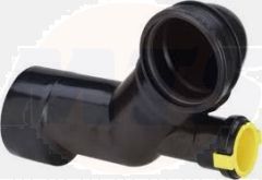 Viega Swift closet drain tee with cornering 100x90x50 mm 284503