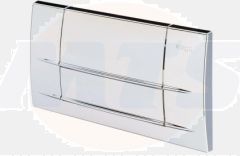 Viega Visign for life 3 wc control plate two-button Chrome 463045