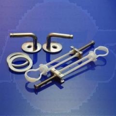 Villeroy and Boch Epura 88370161 set of hard chrome hinges