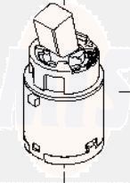 Villeroy & Boch Dornbracht Meta.02 Single-lever basin mixer Cartridge Model 33501625
