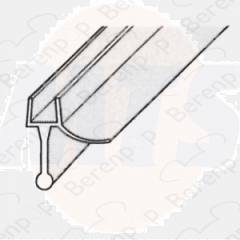 Villeroy & Boch Subway PGR60450460009 afwaterprofiel, 200cm, 8mm
