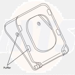 Villeroy & Boch buffers for Toilet Seat and lid / Cover 92198600 - MTSj138B