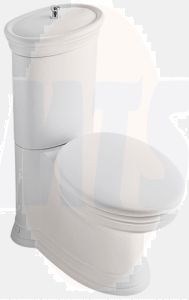 Villeroy & Boch Amadea Toilet Seat and Cover with fittings 8810.61