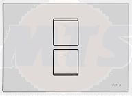 VITRA Flush Plate  Twin "2" Flush Plate