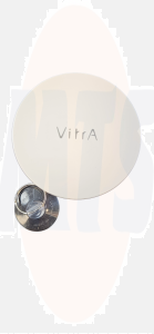Vitra Syphon Memoria Basin Cover with Vitra Logo 6612106YP  261.992.11.1