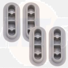 Vitra Toilet Seat and cover Buffers Toilet Lid Gray Stoppers 0804771 (SOLD AS SINGLE)