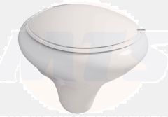 Vitra Istanbul toilet seat, with soft close, white, 166- 003- 109 166- 003- 109
Istanbul toilet seat Duroplast with soft close hinges plastic removable fastening from above color: white width (mm): 400 depth (mm): 455 height (mm):