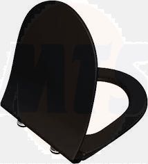 Vitra Sento Slim Toilet Seat  Soft Close  Matte Black 120-083-009