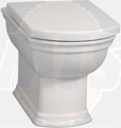 Vitra Serenada Back-To-Wall / Wall Hung and Close Couple Toilet Seat and Cover Soft /Slow Closing White 95-003-029