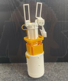 Vitra Dual Flush Valve for a concealed cistern 437163YP Yellow and white