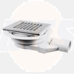 McAlpine Slim FLR Gully/NRV 2 Pce SS 1500mm TL VSG52SL-T6SQ-B Bathroomsuites