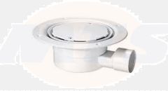 McAlpine Slim FLR Gully NRV 2 Pce Wht Cover VSG52SL-WH Bathroomsuites