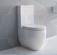WC-CD Kerasan Flo 311,701 Seat and Cover with Hinges