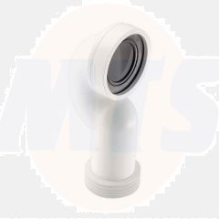 McAlpine WC-CONQ WC Conn 4″/110mm 90° Space Saving Bend Adjustable Length Rigid WC Connector