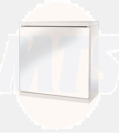 Croydex WC257122 1-Dr Self Ass Cabinet Wht