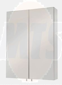 Croydex WC756105 Anton 2-Dr Cabinet S/S