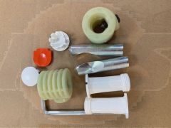 WC Toilet Wall Hung Pan Set of 2 fixing screws for wall hung WC Toilet Pan fits ROCA, RAK DURAVIT V&B