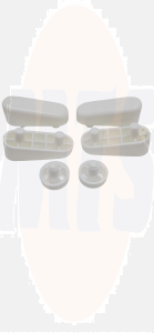 Toilet Seat Wedge Buffer Pads 4xLong 2xSmall