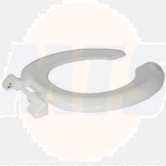 Wirquin Celmac CRESCENT JUNIOR "J" Toilet Seat - Plastic hinges, seat only with colour matched plastic hinge