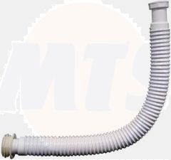 Flexible 1½" flushpipe (white) Wirquin 59050101