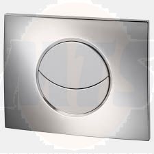 Wirquin Uni-Compact DF concealed cistern with 2" cable operated DF Jollyflush valve with chrome push plate -UCD02CP