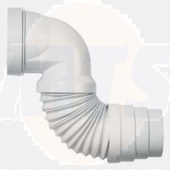 WIRQUIN Expandable angled toilet pipe 70718813
