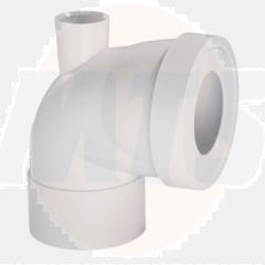 WIRQUIN Female short angled toilet pipe 71020202