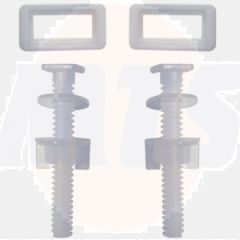Wirquin Plastic fixing set for toilet seat wirquin family 20719931