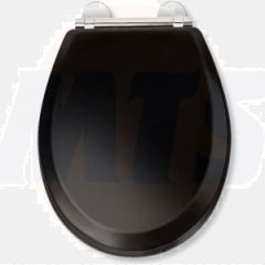 Croydex WL601121H Lene Flexi Fit Toilet Seat Black