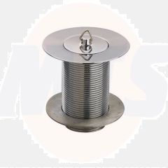 Wirquin long/solid sink waste 1 1/2in Chrome Plated  WSS30WC