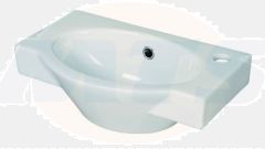 Roca  Amaya cloakroom basin 450 x 282mm - 1 right-hand taphole Z475120000