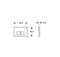 Geberit 115.135.21.1 Delta50 Dual F/P Gloss CP Geberit 115135211