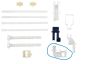 SCHWAB ASSEMBLY KIT FOR FLUSHING PLATES - OLD MODELS GALA, VIVA, RIVA, RIVA DUO, TARGA, ONDA, LINE, RIVA MINI, RIVA DUO MINI, POINT, POINT DUO 228582-8