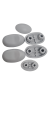 Geberit AquaClean 8000plus Toilet Seat and Lid Buffer pads 242.973.C.1
