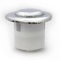 The Siamp Single Push flush Pneumatic button in White, model number 31253010, is designed for efficient and reliable toilet flushing. It features a streamlined design and is suitable for a variety of bathroom settings. The pneumatic mechanism provides eas