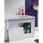 Croydex WB715122 Storage Bath Panel White