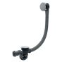 SB600 Luxury chrome plated pop up bath waste with enclosed , supplied with UK Adaptor, fastflow, boxed 34590301 wirquin