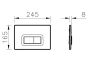 Vitra Loop R Flush Plate Mechanical Anti-fingerprint 740-0686