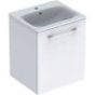 Selnova Square 55 cm Slim Basin & One Door Vanity Unit, Lava  501.249.00.1