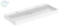 Geberit ONE washbasin, horizontal outlet: B=120cm, T=48cm, Tap hole=left and right, Overflow=without, white / KeraTect, glossy white   505.049.00.1