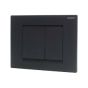 Wirquin Black Touch Essential dual flush control plate -55722889