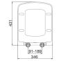 Arley 83040 Smiley D Toilet  Seat and cover with Fittings