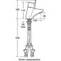 Armitage Contour 21 Seq Thermostatic Basin Mixer Tap CP A4169AA