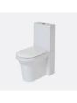 Azzurra Thin 56 Soft Close Toilet Seat & Cover White THI1856