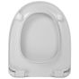 Bathstore Denver Economy Soft Close Toilet Seat 558653 white 4016959187019